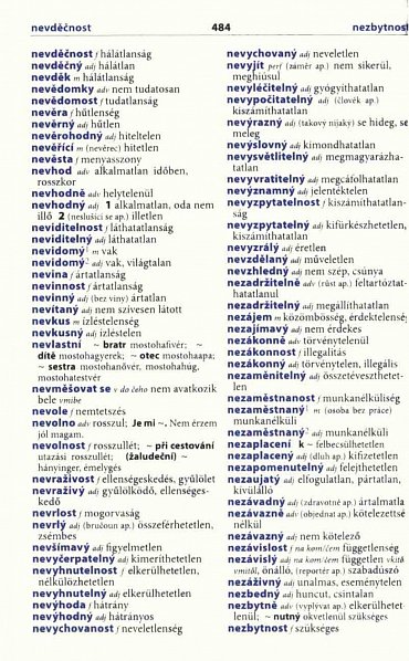Náhled Maďarsko-Č, -Č-maďarský šikovný slovník