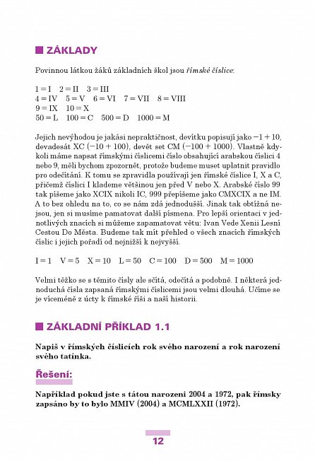 Náhled Matematika pro páťáky aneb Neboj se počítat!, 1.  vydání