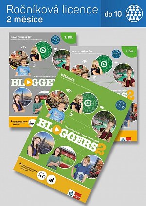 Bloggers 2 – digitální licence - učeb. s ps – ročníková &lt;10 žáků (2 měsíce)