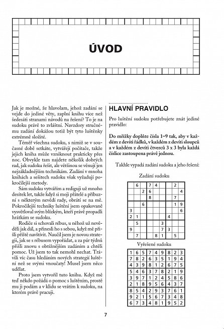 Náhled Sudoku - Staňte se mistry - 800 luštěnek a podrobný výklad, jak se zdokonalit, 1.  vydání