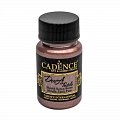 Metalická akrylová barva Cadence Dora Metalic - starorůžová / 50 ml, 1.  vydání