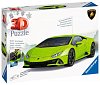 Ravensburger Puzzle 3D - Lamborghini Huracán Evo zelené 108 dílků