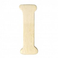 Dřevěná písmenka, 4 cm, I