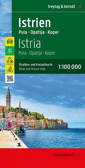 Istrie 1:100 000 / automapa + rekreační mapa