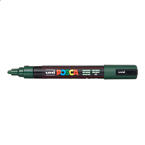 Posca popisovač PC-5M, 1,8 - 2,5 mm, anglická zelená (83)