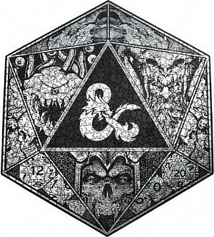 Puzzle Dungeons and Dragons - Kostka 1000 dílků