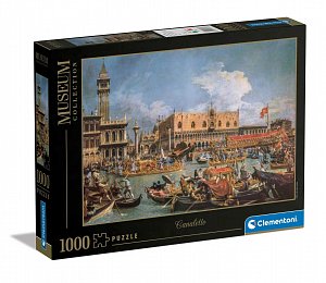 Puzzle Canaletto: Návrat Bucintora do Molo na Den Nanebevstoupení Páně 1000 dílků