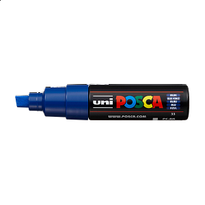 Posca popisovač PC-8K, 8 mm, modrá (33)