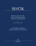 Škola houslové techniky op. 1, sešit 4, Cvičení dvojhmatová a flažoletová