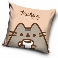 Povlak na polštářek Kočička Pusheen Čas na kávu