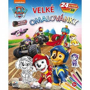 Tlapková patrola - Velké omalovánky