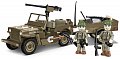 COBI 3132 II WW Willys MB s přívěsem, 1:35, 200 k, 2 f