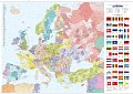 Evropa – nástěnná administrativní mapa, 4.  vydání