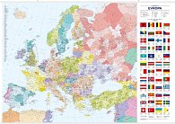 Evropa – nástěnná administrativní mapa, 4.  vydání