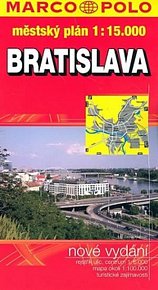 Bratislava 1:15 000 - městský plán