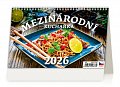 Mezinárodní kuchařka 2026 - stolní kalendář