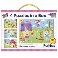 4 Puzzle v krabici - Víly