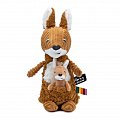 Ptipotos Plyšový klokan Allezou hnědý (máma s miminkem) 33 cm