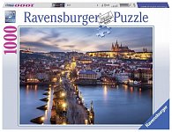 Puzzle Praha v noci/1000 dílků