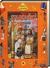 Starověký Egypt - 8x puzzle, objevuj, skládej a obkresli