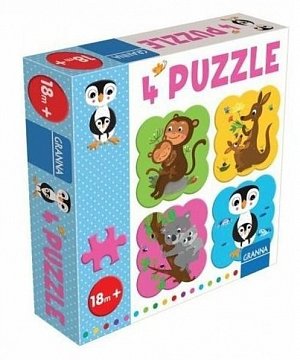 4 puzzle Tučňák