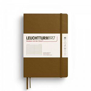 Leuchtturm1917 Zápisník Spice Brown Medium A5 linkovaný