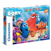 Puzzle Supercolor 104 dílků Hledá se Dory