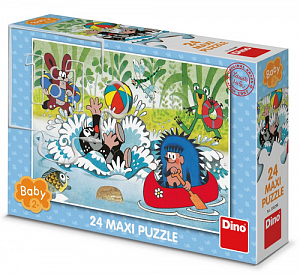 Puzzle maxi Krtek ve vodě 24 dílků