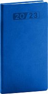 Diář 2023: Aprint - modrý, kapesní, 9 × 15,5 cm