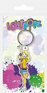 Lollipopz Klíčenka gumová - žlutá