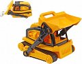 Buldozer s pásy plast 30cm na volný chod v síťce