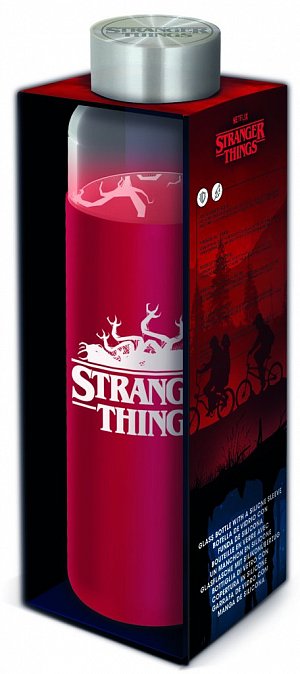 Láhev na pití skleněná - Stranger Things 580 ml