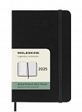 Moleskine Plánovací zápisník 2025 černý S, tvrdý