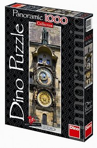 Pražský orloj - puzzle Panoramic 1000 dí