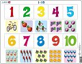 Puzzle MAXI - Počítání pro nejmenší s čísly/10 dílků, 2.  vydání