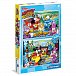 Clementoni Puzzle Supercolor - Mickey závodník 2 x 20 dílků