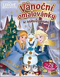 Ledové království - Vánoční omalovánky se samolepkami