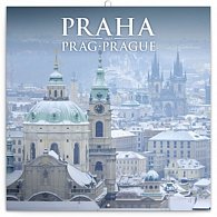 Kalendář poznámkový 2017 - Praha zimní