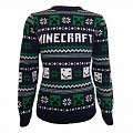 Minecraft vánoční svetr - Jumper Pattern (velikost L)