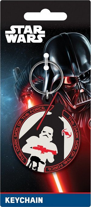 Star Wars Klíčenka gumová - Darth Vader/Stormtrooper