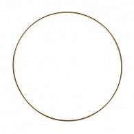 Kovový kruh zlatý o 20 cm