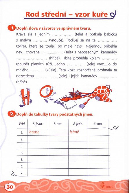 Náhled Domácí procvičování - Čeština 4. ročník