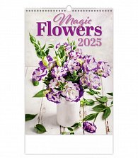 Kalendář nástěnný 2025 - Magic Flowers