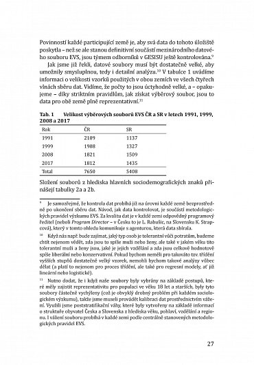 Náhled Odděleně spolu? Česko a Slovensko optikou vývoje hodnot po roce 1991