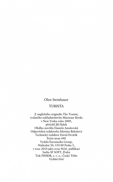 Náhled Turista, 2.  vydání