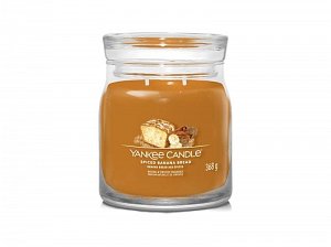 YANKEE CANDLE Spiced Banana Bread svíčka 368g / 2 knoty (Signature střední)