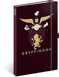 Notes - Harry Potter – Gryffindor linkovaný, 13 × 21 cm