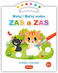 Maluj / Maľuj vodou ZAS a ZAS Zvířátka / Zvieratká