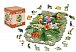 Wooden City Puzzle Tropičtí ptáci 160 dílků, dřevěné