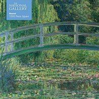 Monet - Bridge Over Lily Pond. Jigsaw Puzzle (1000 pieces)